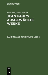 Cover Aus Jean Paul's Leben