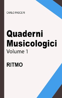 Cover Quaderni Musicologici - Ritmo