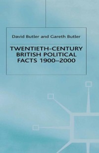 Cover Twentieth-Century British Political Facts, 1900-2000