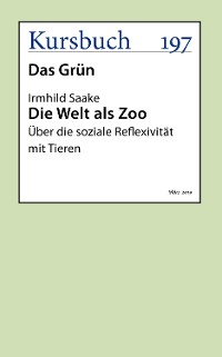 Cover Die Welt als Zoo