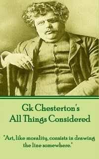 Cover All Things Considered (A Selection Of Essays)