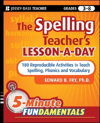 Cover The Spelling Teacher's Lesson-a-Day