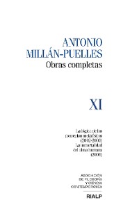 Cover Millán-Puelles Vol. XI Obras Completas