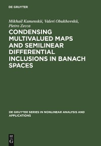 Cover Condensing Multivalued Maps and Semilinear Differential Inclusions in Banach Spaces