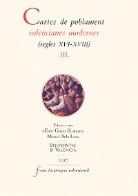 Cover Cartes de poblament valencianes modernes (segles XVI-XVIII).  Vol III