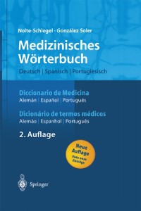 Cover Medizinisches Wörterbuch/Diccionario de Medicina/Dicionério de termos médicos
