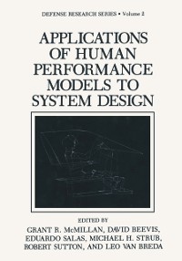 Cover Applications of Human Performance Models to System Design