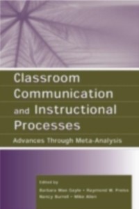 Cover Classroom Communication and Instructional Processes