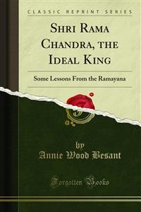 Cover Shri Rama Chandra, the Ideal King