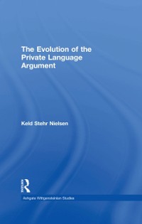 Cover The Evolution of the Private Language Argument
