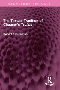 Cover Textual Tradition of Chaucer's Troilus