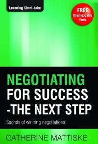 Cover Negotiating for Success - The Next Step
