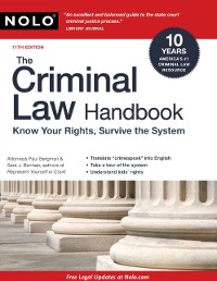 Cover Criminal Law Handbook