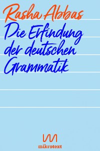 Cover Die Erfindung der deutschen Grammatik