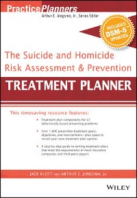 Cover The Suicide and Homicide Risk Assessment and Prevention Treatment Planner, with DSM-5 Updates