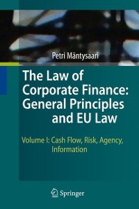 Cover The Law of Corporate Finance: General Principles and EU Law