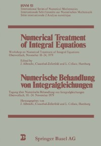 Cover Numerical Treatment of Integral Equations / Numerische Behandlung von Integralgleichungen