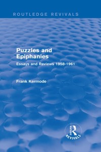 Cover Puzzles and Epiphanies (Routledge Revivals)