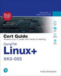 Cover CompTIA Linux+ XK0-005 Cert Guide