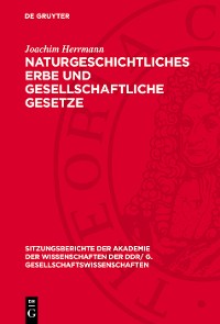 Cover Naturgeschichtliches Erbe und gesellschaftliche Gesetze