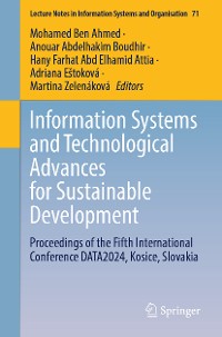 Cover Information Systems and Technological Advances for Sustainable Development