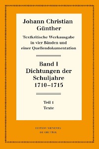 Cover Dichtungen der Schuljahre 1710–1715