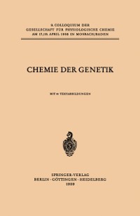 Cover Chemie der Genetik