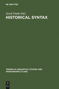 Cover Historical Syntax