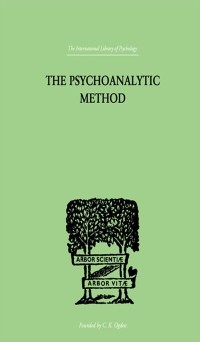 Cover Psychoanalytic Method