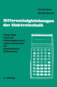 Cover Differentialgleichungen der Elektrotechnik