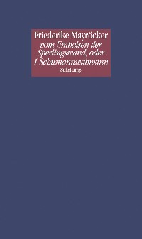 Cover vom Umhalsen der Sperlingswand, oder 1 Schumannwahnsinn