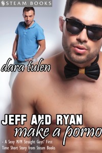 Cover Jeff and Ryan Make a Porno - A Sexy M/M Straight Guys' First Time Short Story from Steam Books