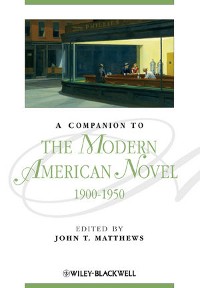 Cover A Companion to the Modern American Novel, 1900 - 1950