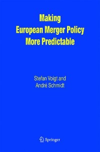 Cover Making European Merger Policy More Predictable