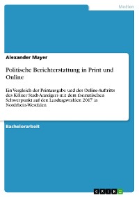 Cover Politische Berichterstattung in Print und Online