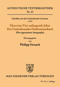 Cover Schriften aus der Gottesfreund-Literatur