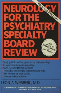 Cover Neurology For The Psychiatry Specialist Board