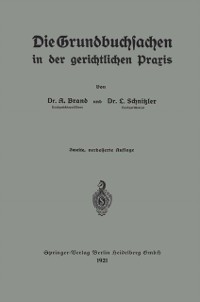 Cover Die Grundbuchsachen in der gerichtlichen Praxis