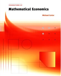 Cover Foundations of Mathematical Economics