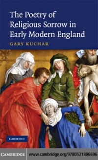 Cover Poetry of Religious Sorrow in Early Modern England
