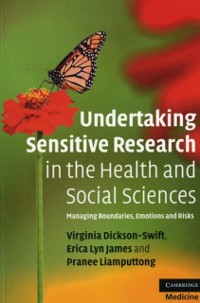 Cover Undertaking Sensitive Research in the Health and Social Sciences
