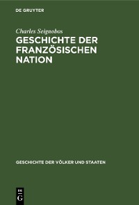 Cover Geschichte der französischen Nation