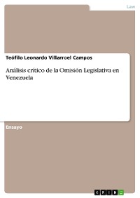 Cover Análisis crítico de la Omisión Legislativa en Venezuela