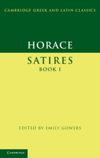 Cover Horace: Satires Book I