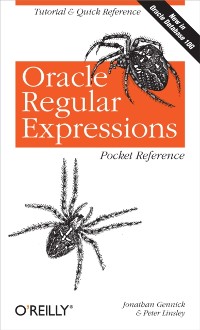 Cover Oracle Regular Expressions Pocket Reference