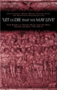Cover 'Let us die that we may live'