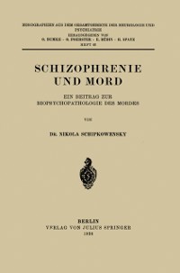 Cover Schizophrenie und Mord