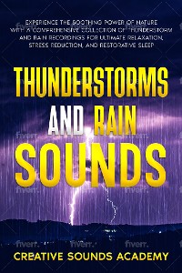 Cover Thunderstorms and Rain Sounds: Experience the Soothing Power of Nature With a Comprehensive Collection of Thunderstorm and Rain Recordings for Ultimate Relaxation, Stress Reduction, and Restorative Sleep