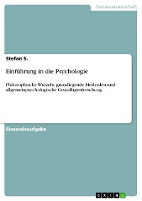 Cover Einführung in die Psychologie
