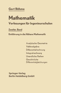 Cover Einführung in die Höhere Mathematik